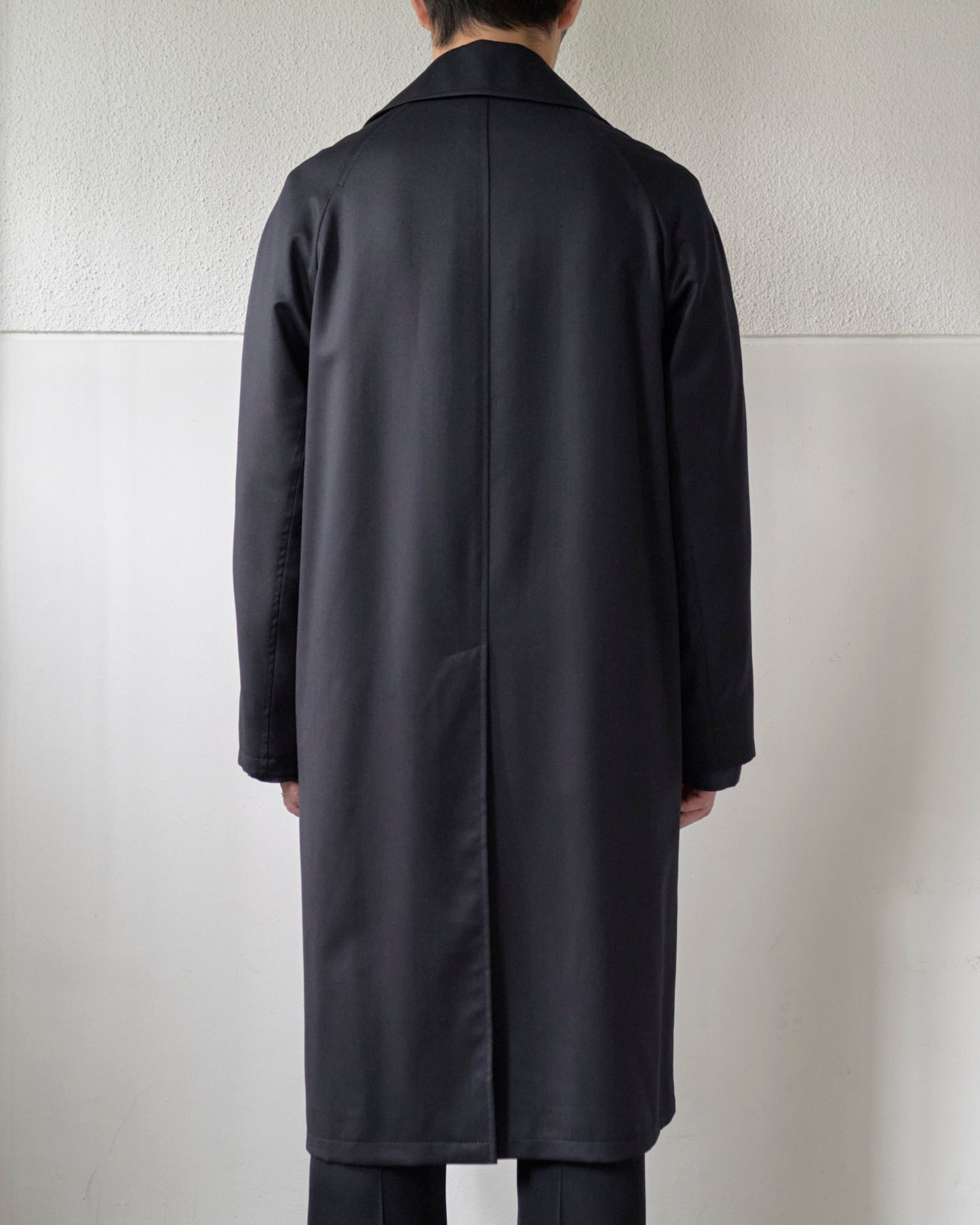 WOOL STRETCH BALMACAN COAT