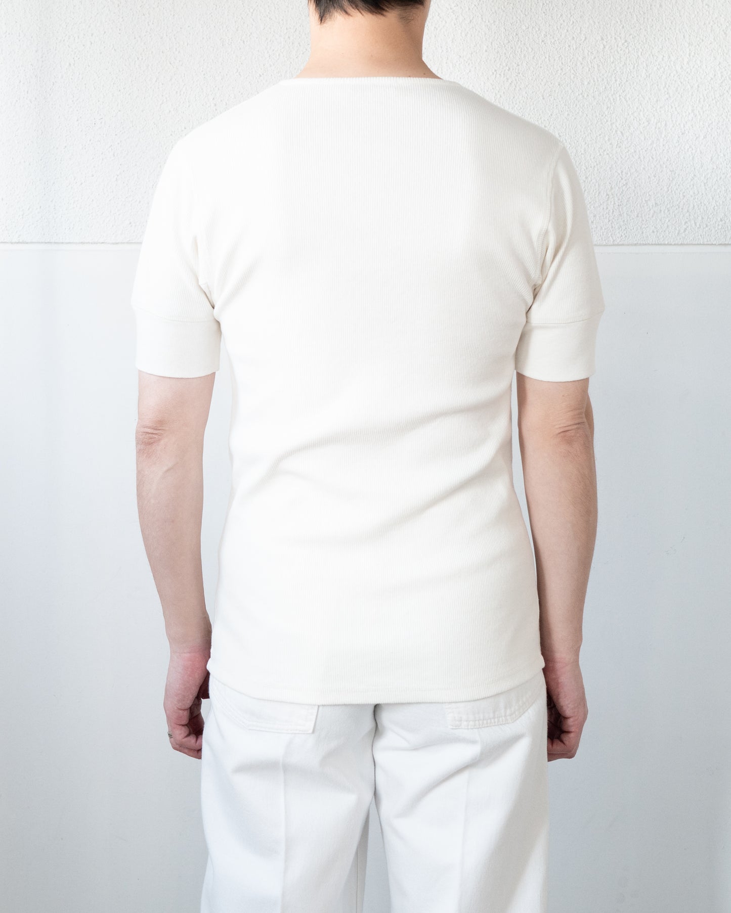 RIB HENLEY TOP IN JERSEY