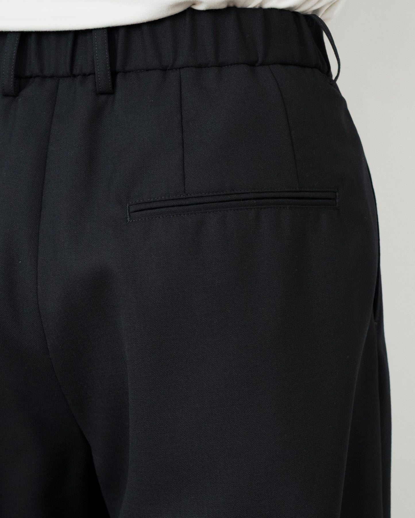 MIDLEM WOOL ELASTIC WAIST PANTS