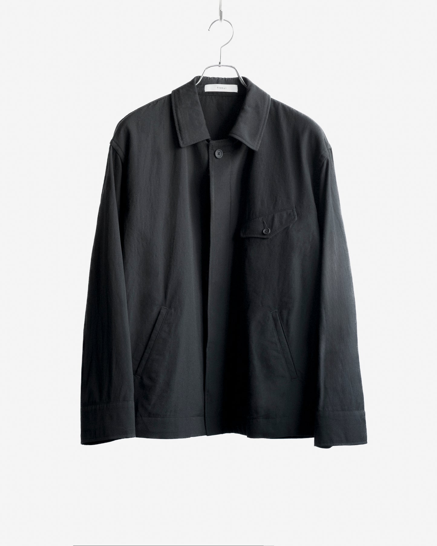 WOOL SILK GABARDINE WORK JACKET