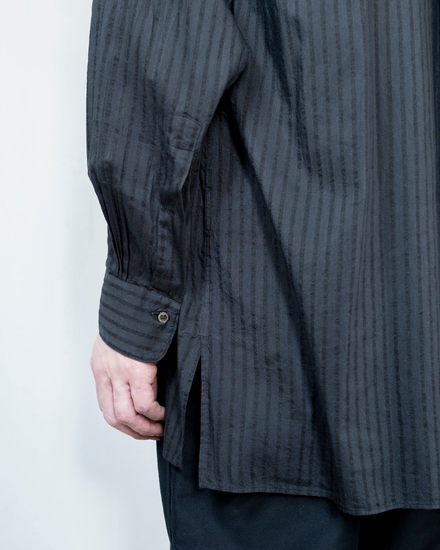 MORRIS LINO SILK JACQUARD SHIRT