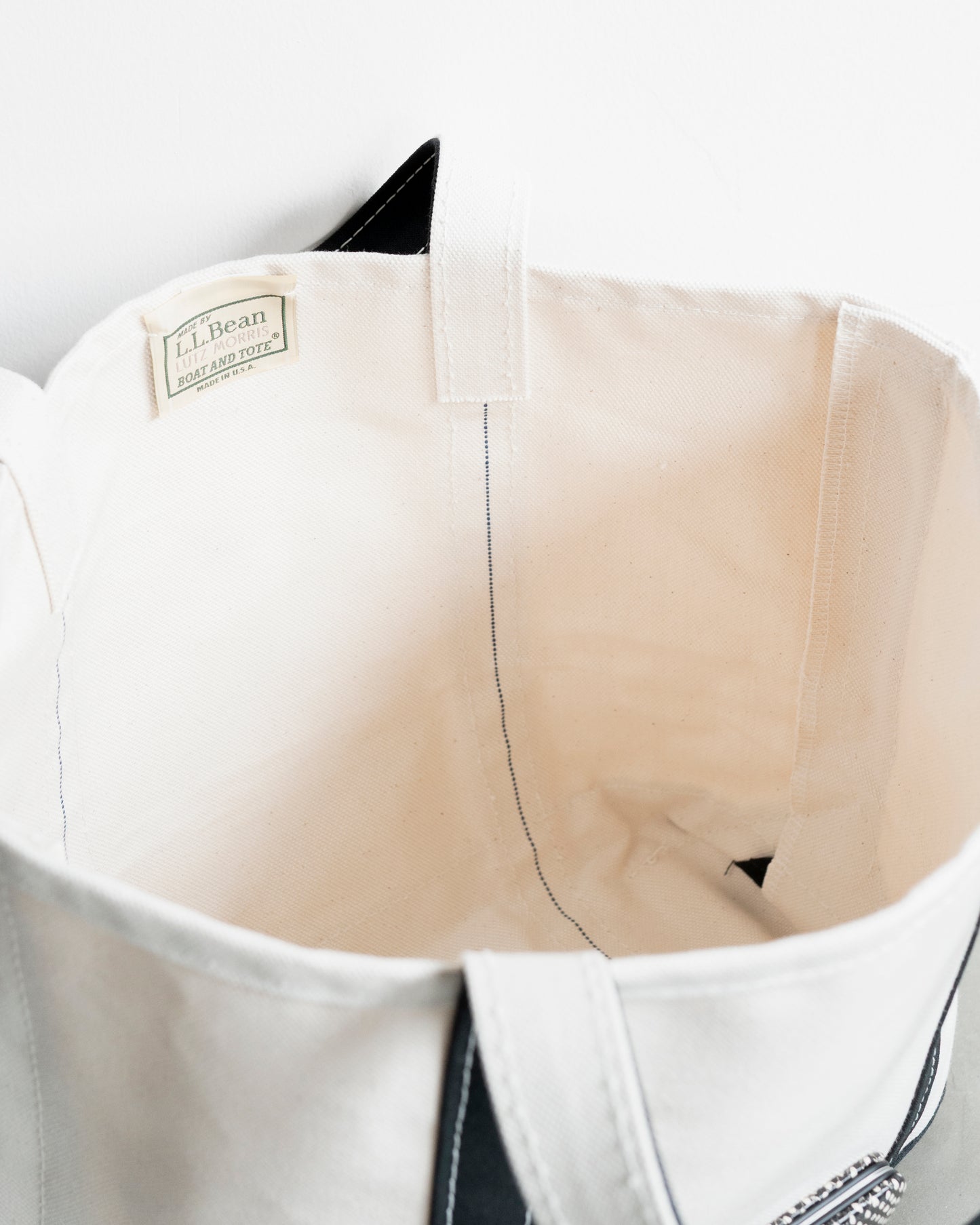 L.L. BEAN TOTE BAG / LIZARD LEATHER CARDCASE