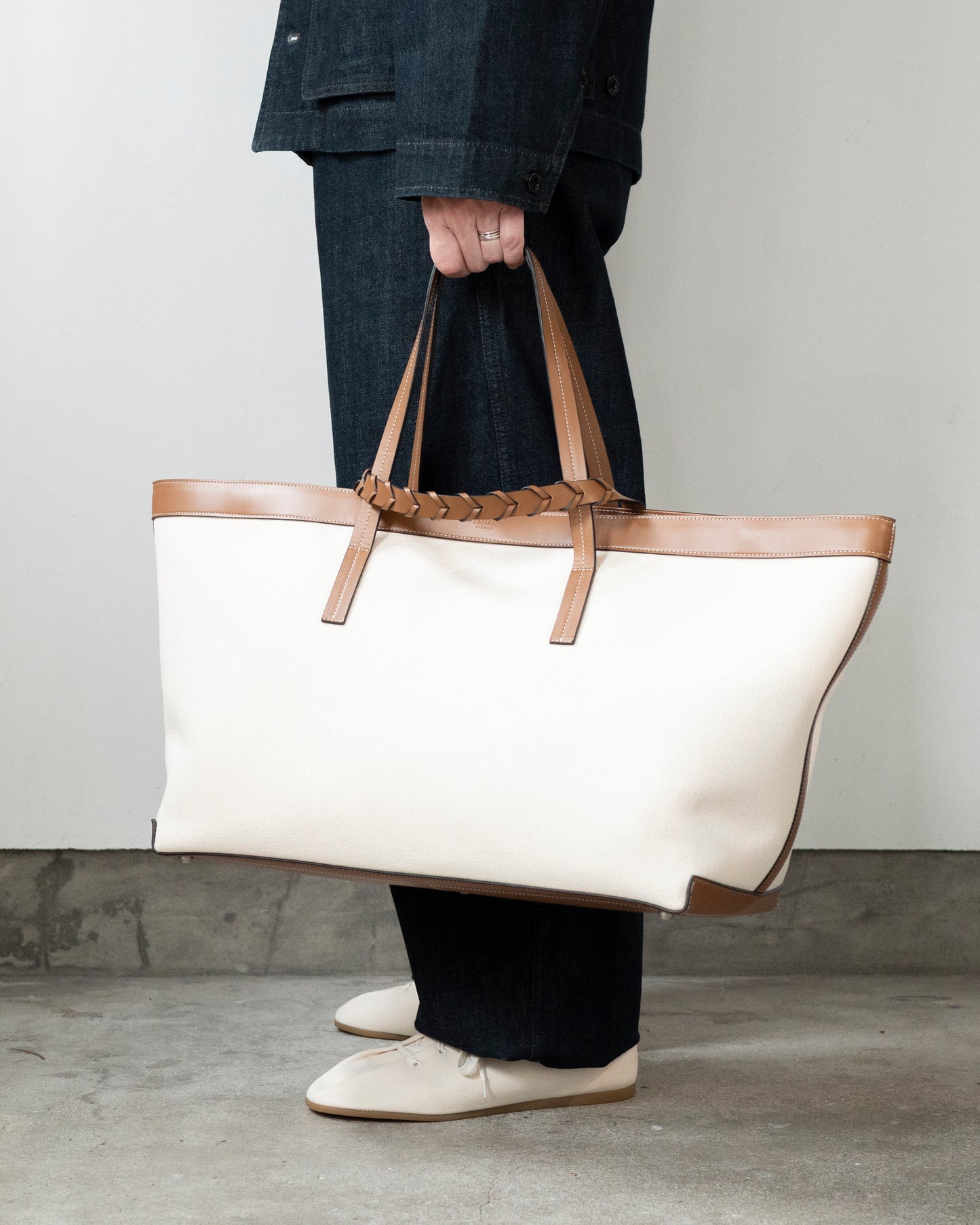 REINS TOTE BAG CANVAS XL
