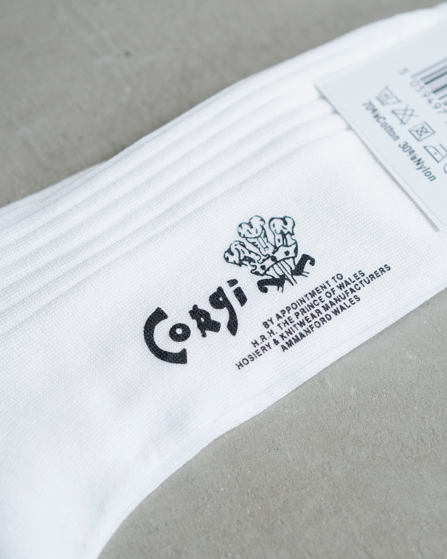 COTTON NYLON RIBBED SOCKS