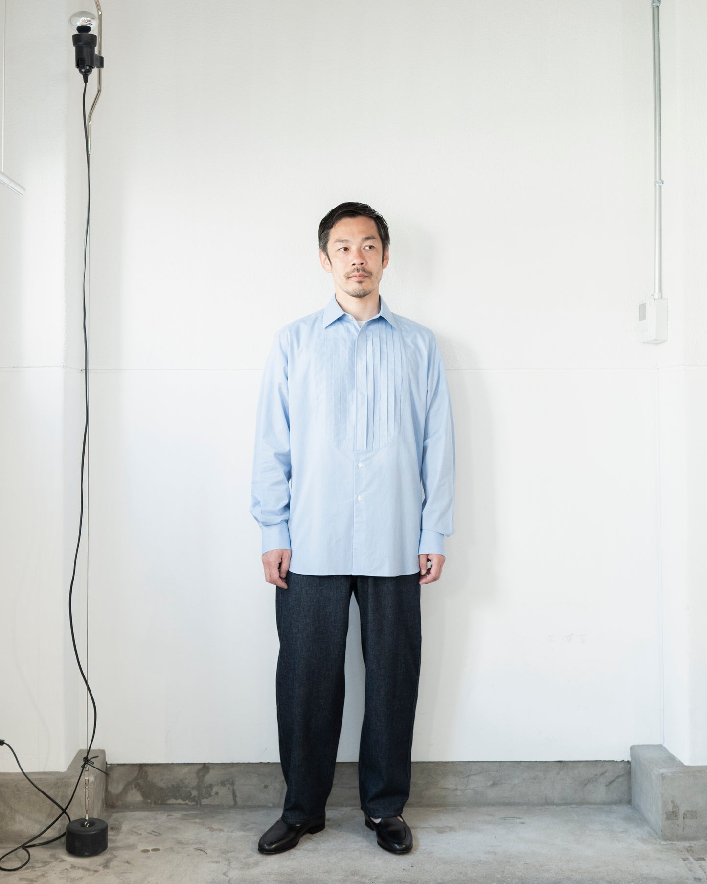 PLEATED BUNNY SHIRT