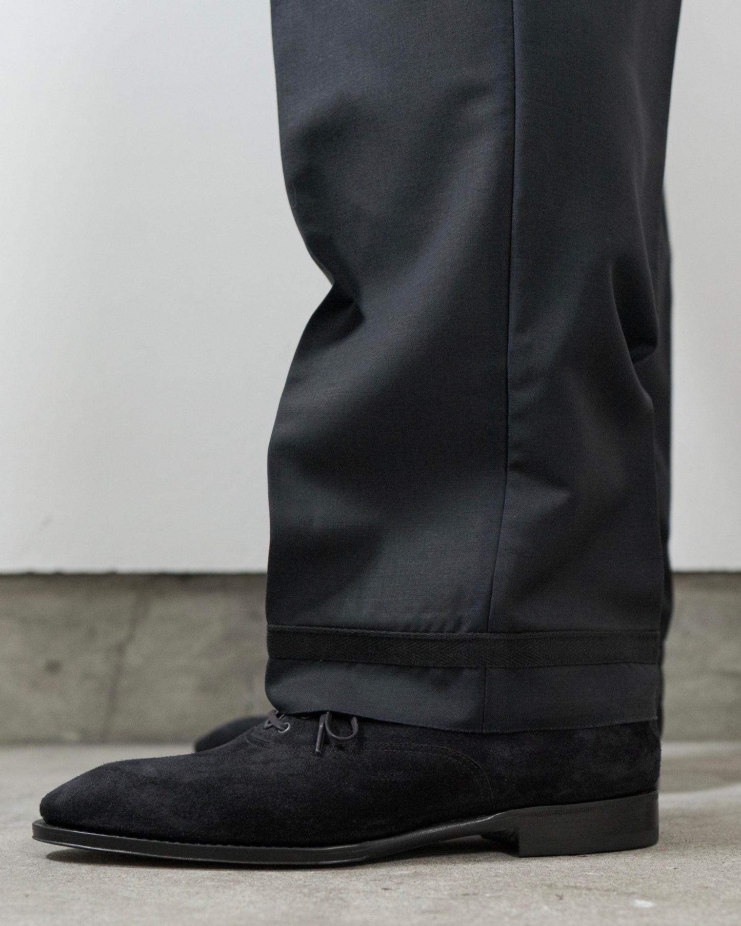 MOHAIR DRAWSTRING TROUSERS