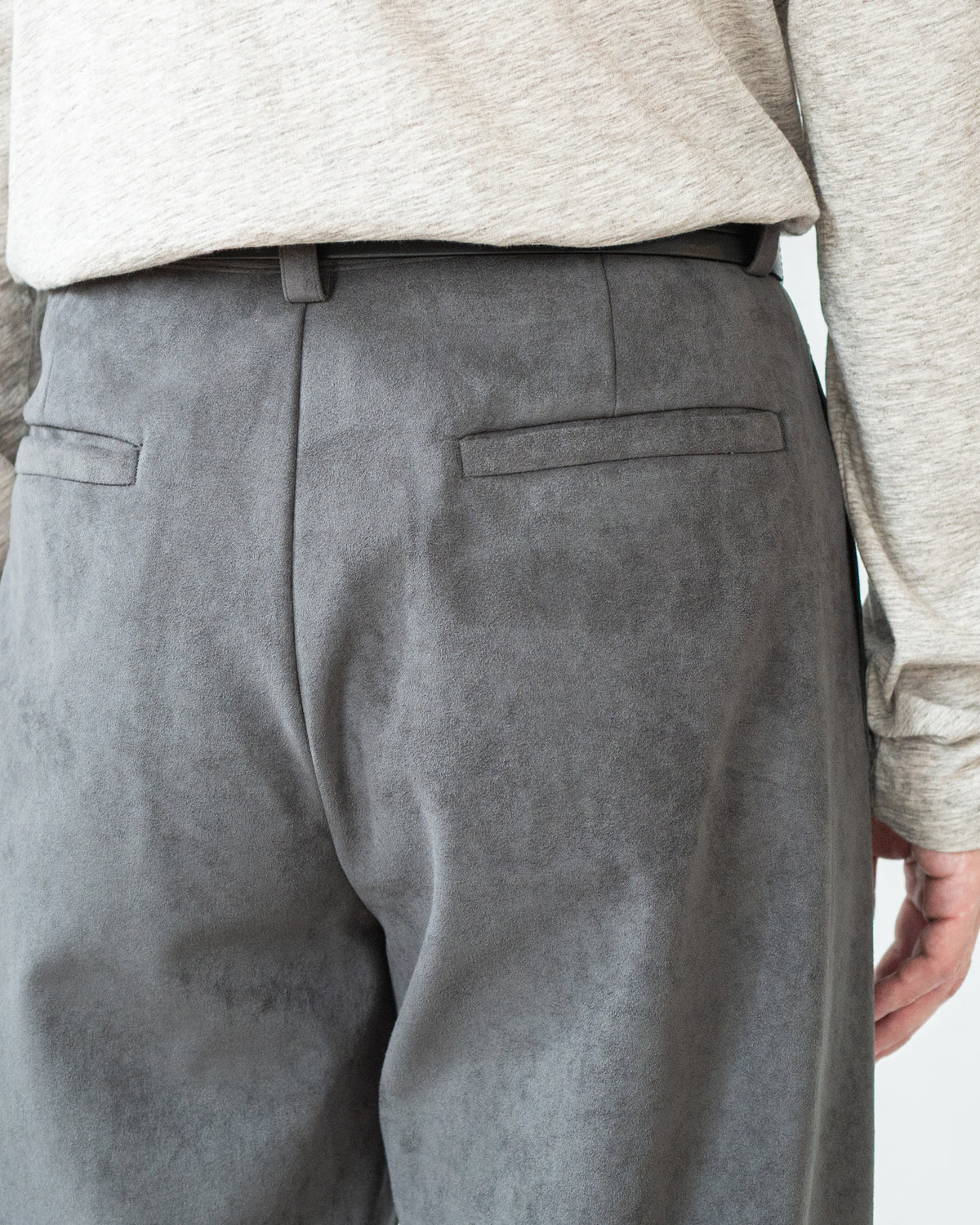 LUCKY PANTS / SUPIMA BACKED ECOSUEDE