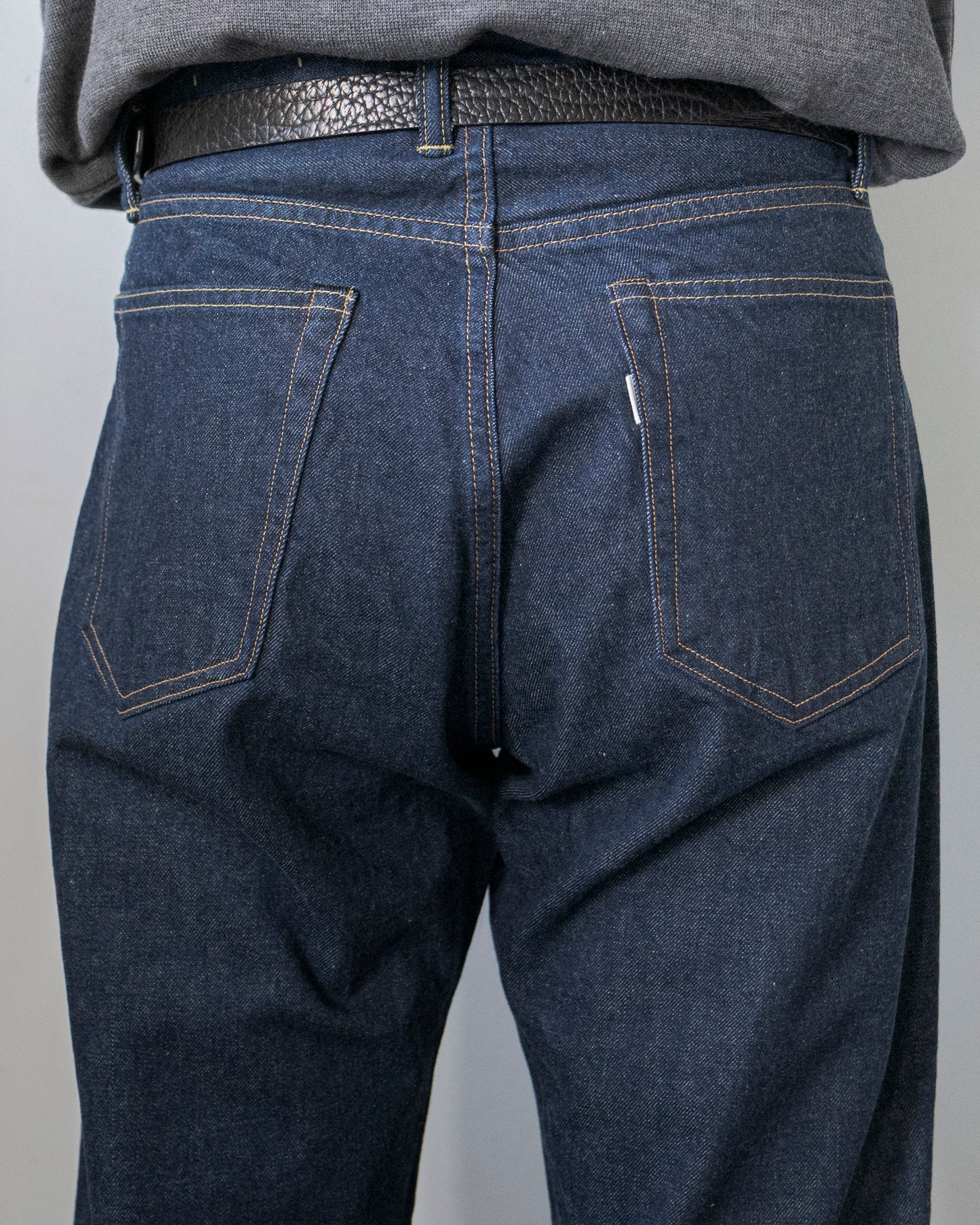 DENIM FLARE TROUSERS