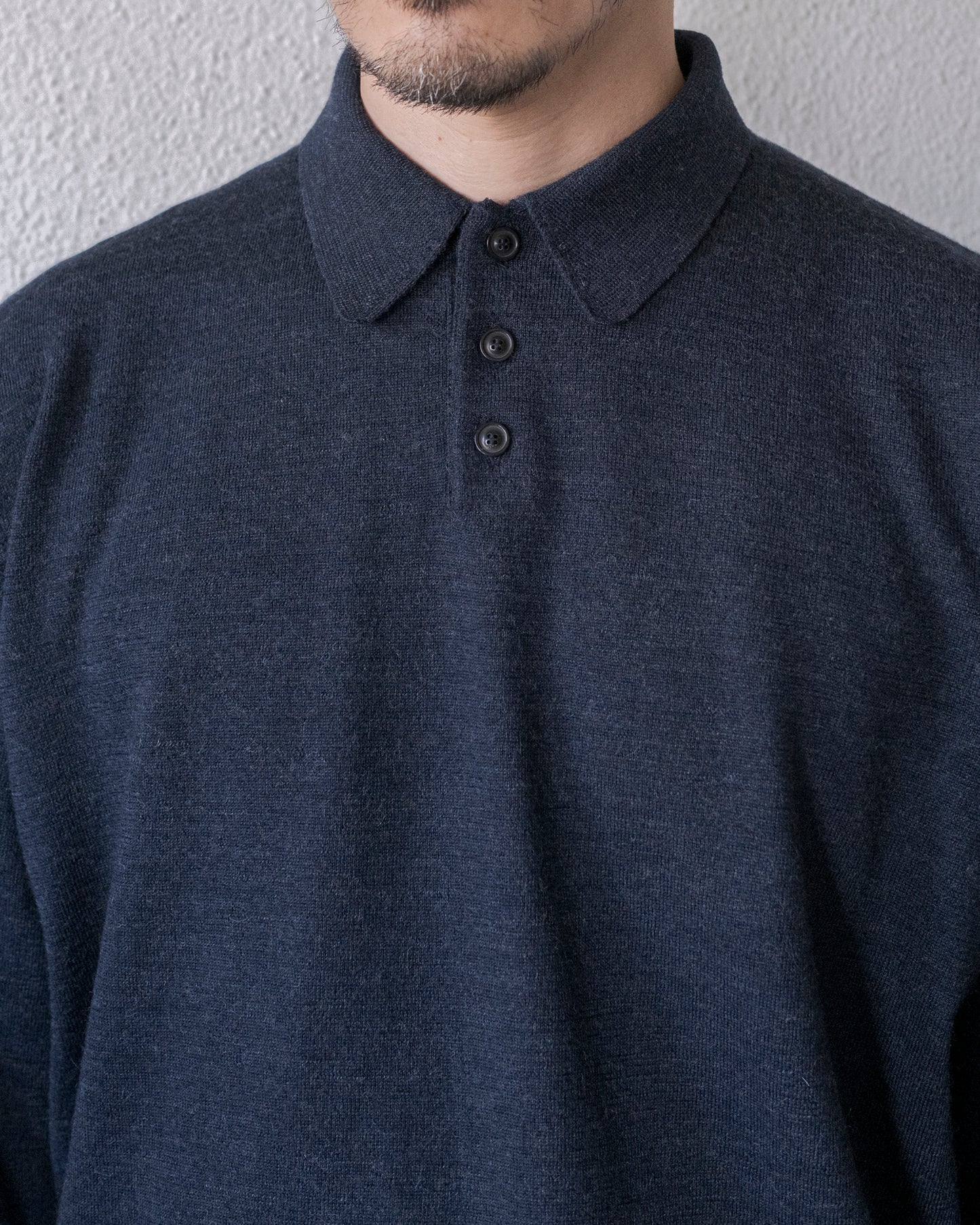 ELBOW PATCH WOOL POLO