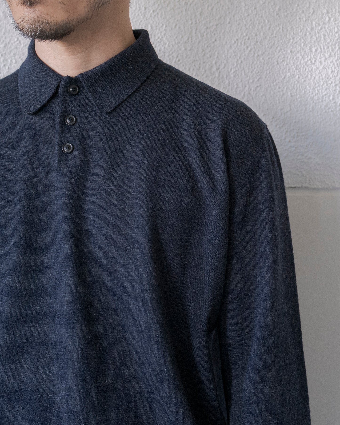ELBOW PATCH WOOL POLO