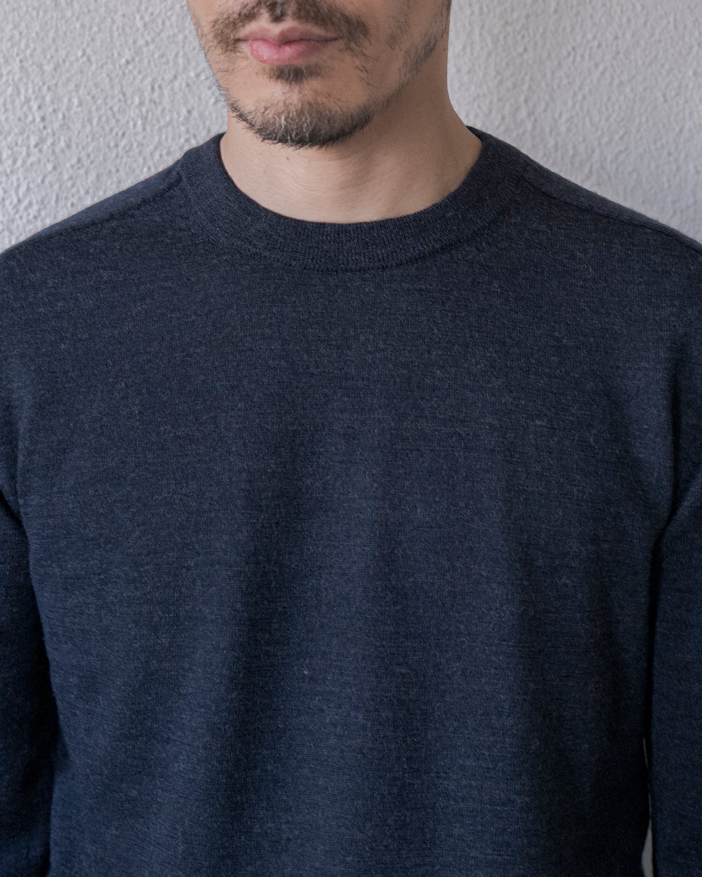 ELBOW PATCH WOOL SWEATER