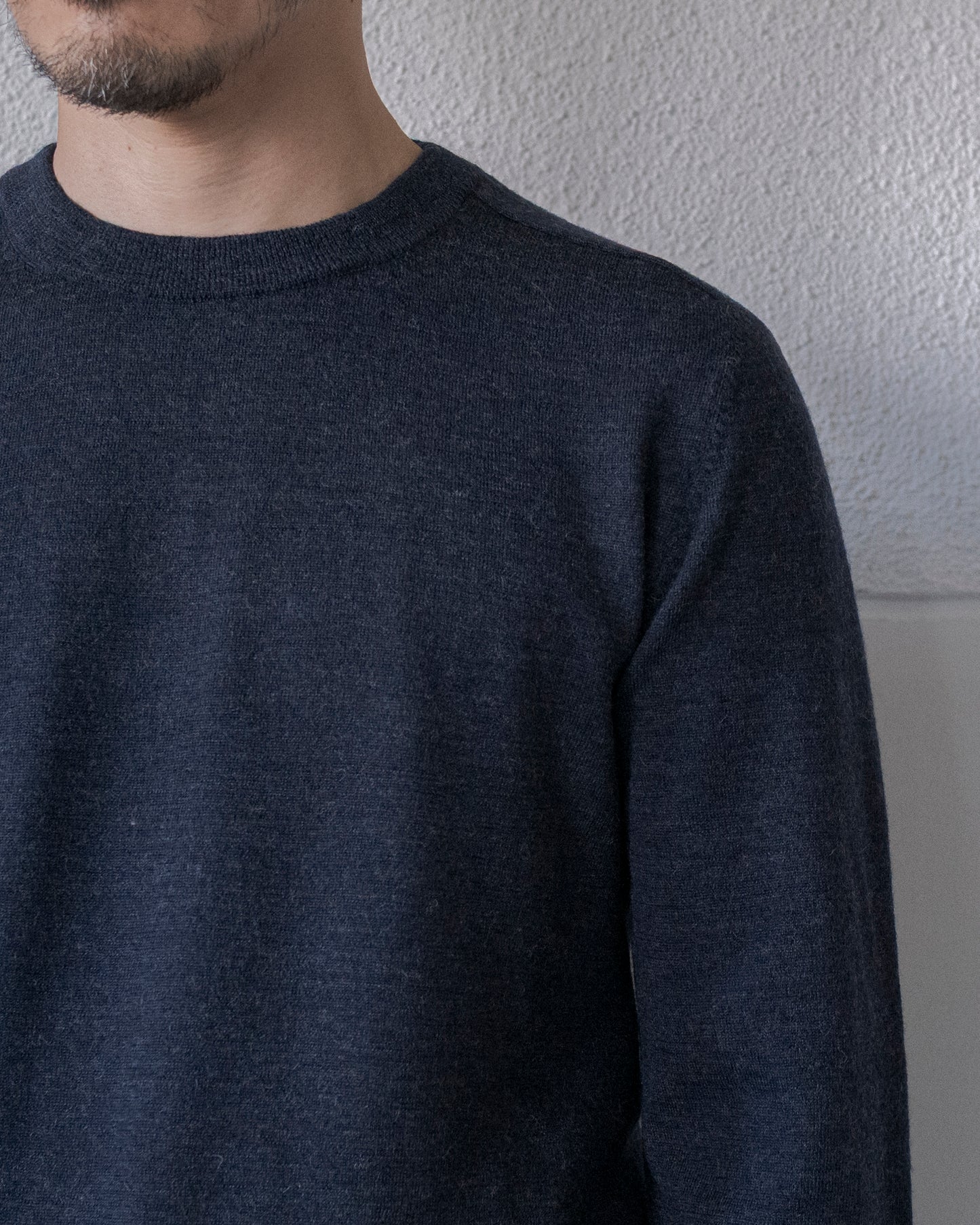 ELBOW PATCH WOOL SWEATER