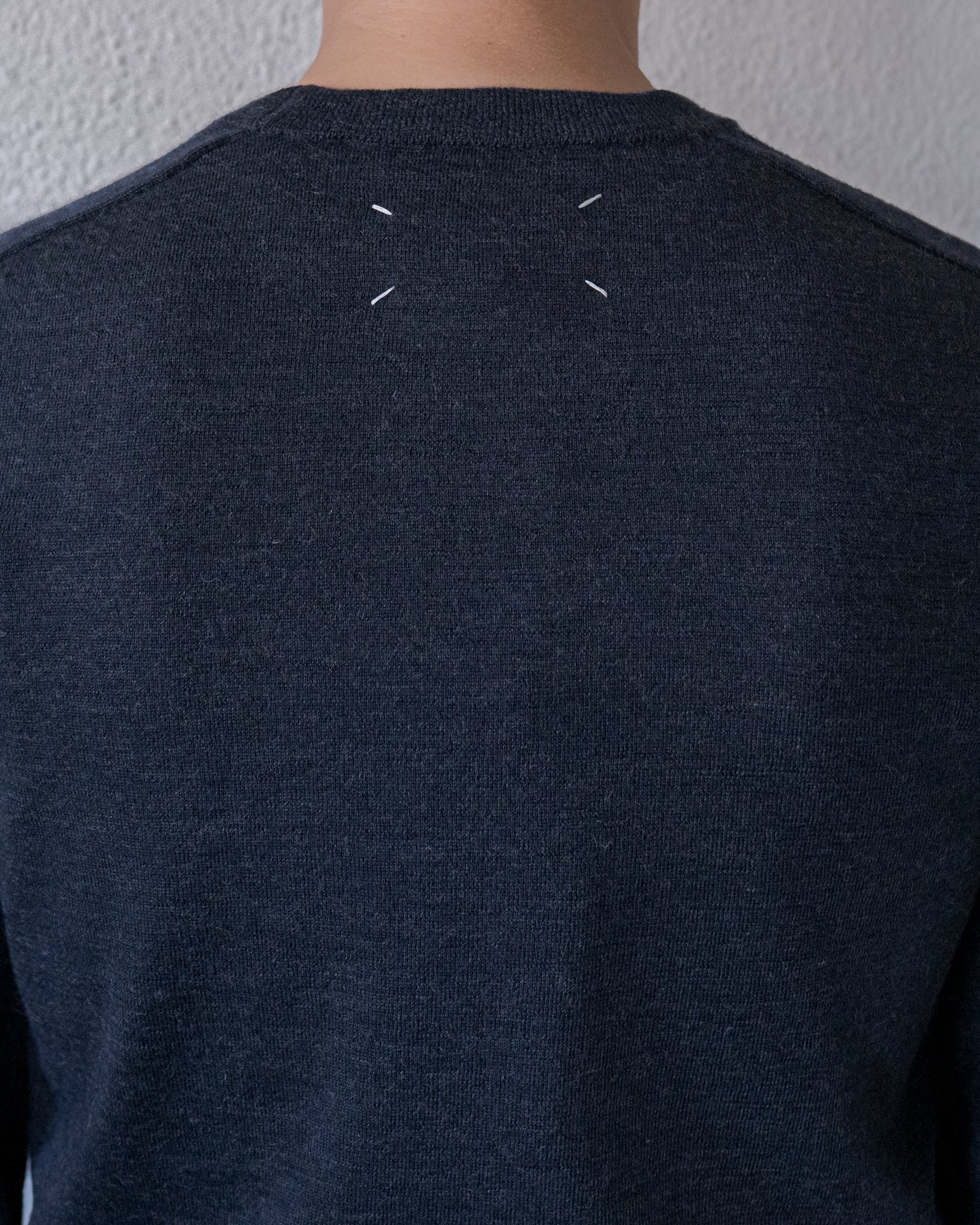 ELBOW PATCH WOOL SWEATER