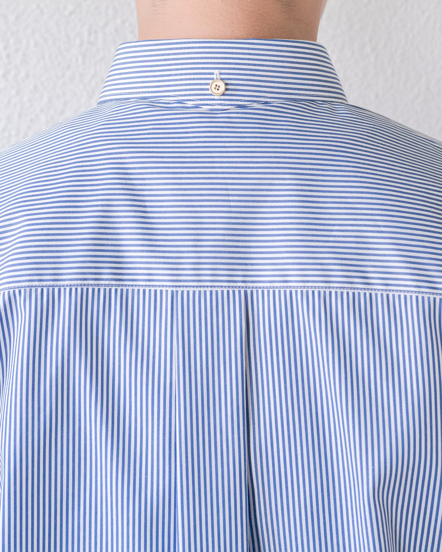 壱式軽裳 COTTON POPLIN STRIPE SHIRT