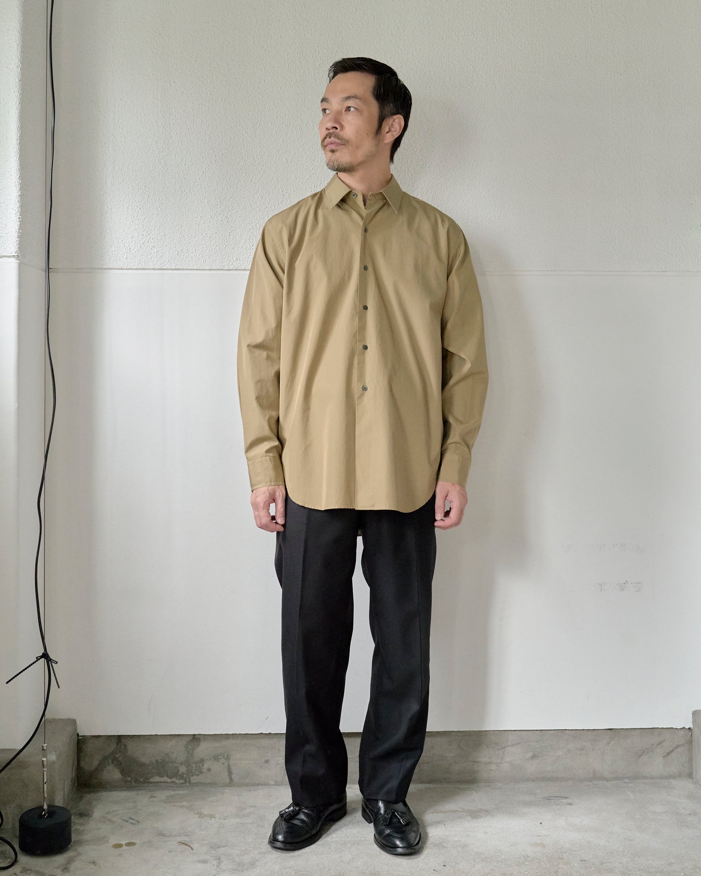 ALAN BEIGE OVER DYE SHIRT
