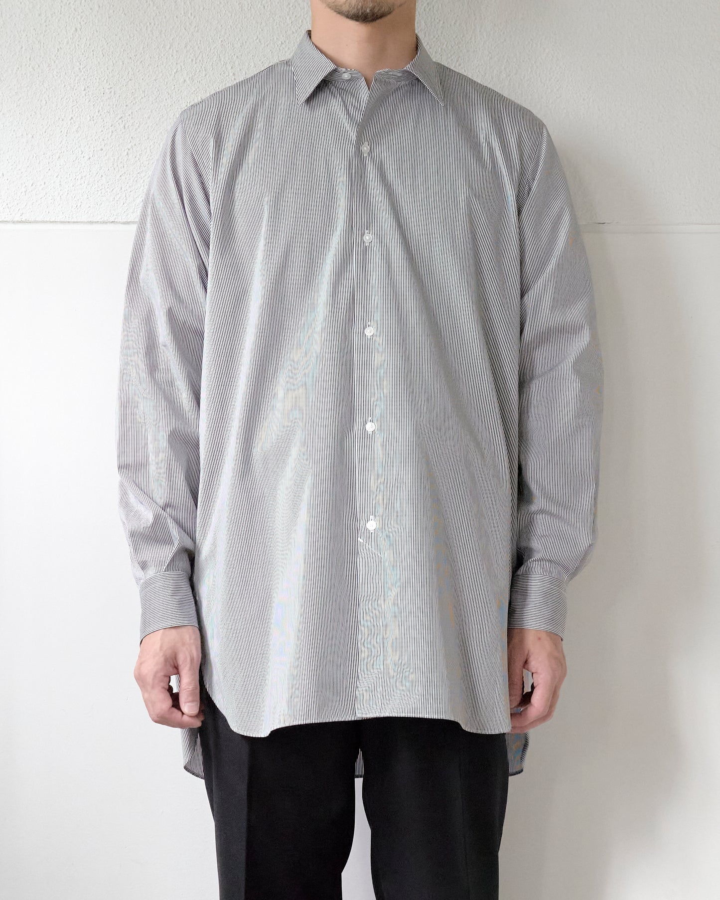 JAMES BLACK STRIPE SHIRT