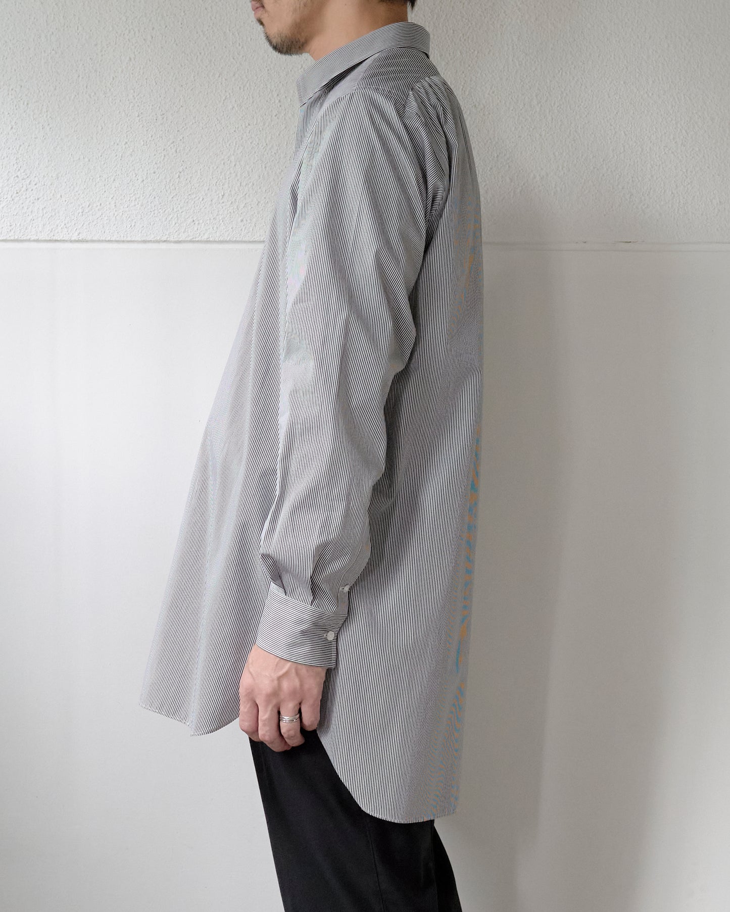 JAMES BLACK STRIPE SHIRT
