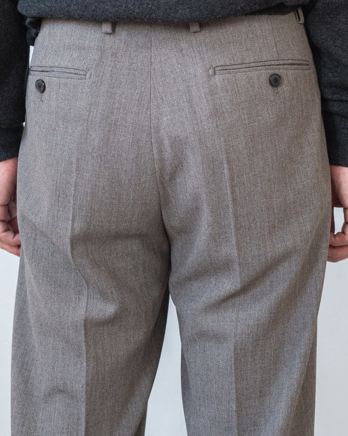 ROUGH WOOL TROUSERS