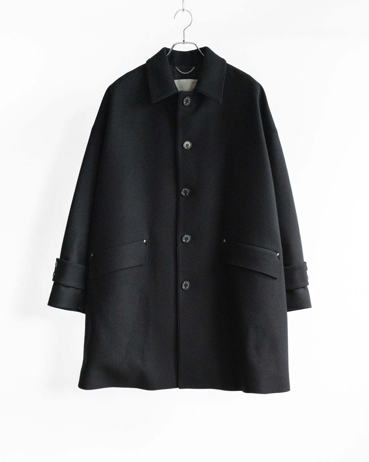 HUMBIE WOOL MELTON COAT