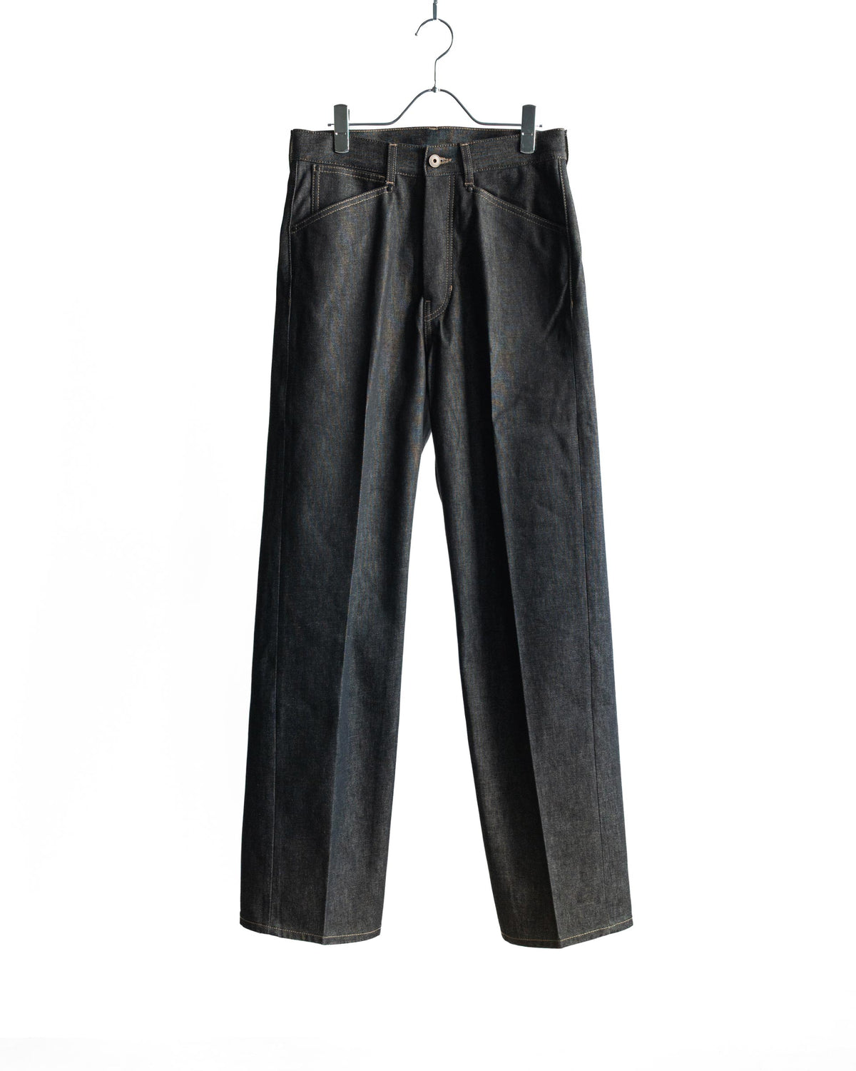 STRAIGHT LEG 5 POCKETS IN HEAVY SLATE DENIM