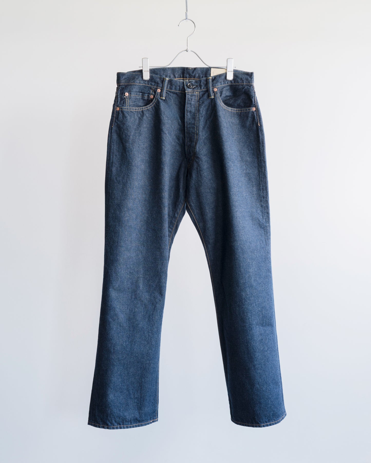 DENIM FLARE TROUSERS