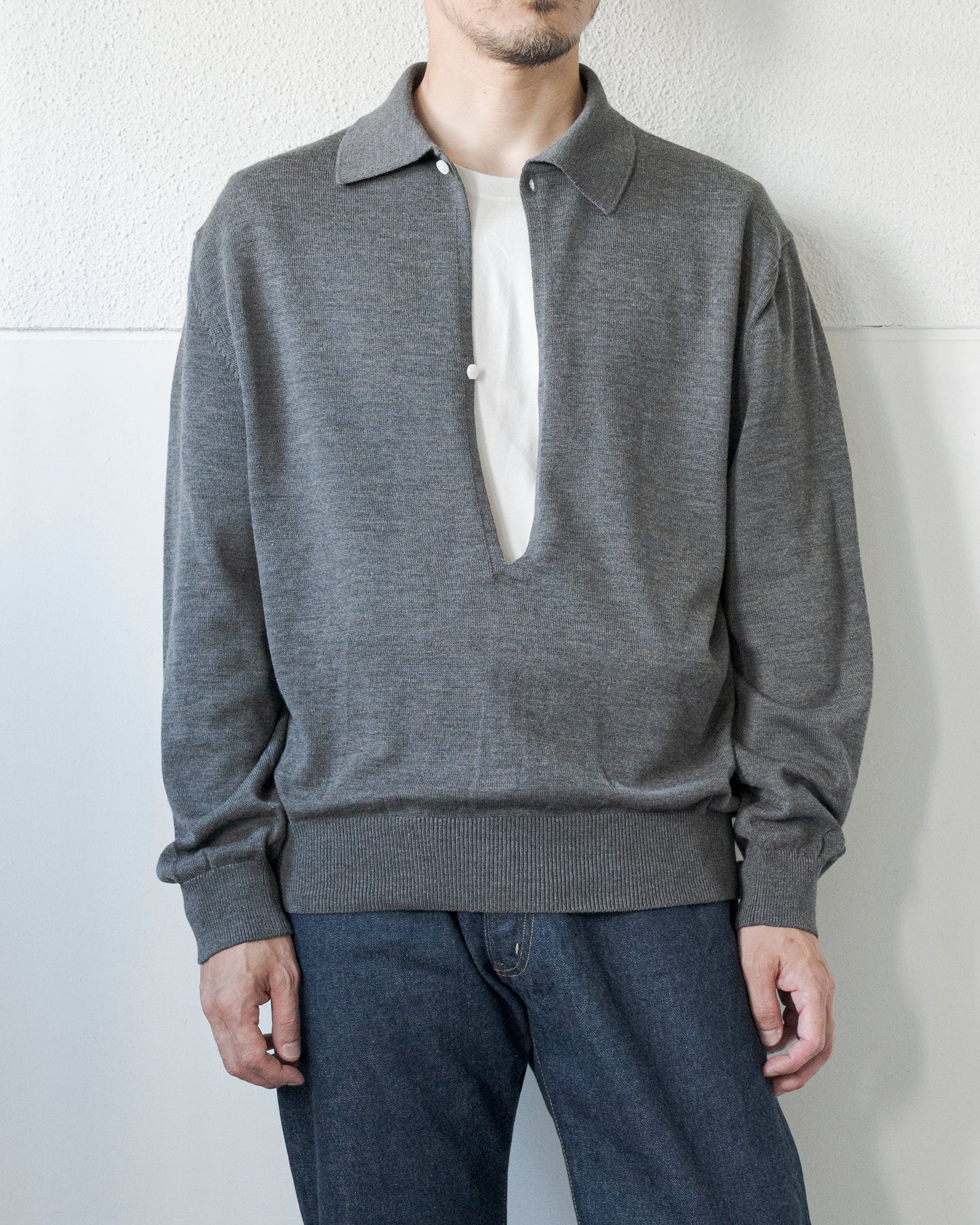 EX WOOL DEEP SKIPPER SHIRT