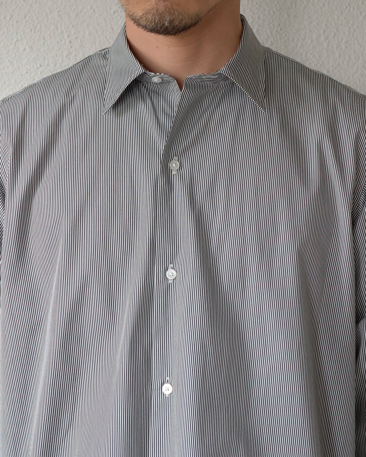 JAMES BLACK STRIPE SHIRT