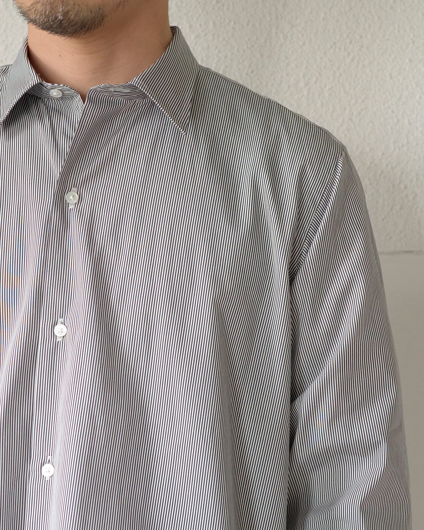 JAMES BLACK STRIPE SHIRT