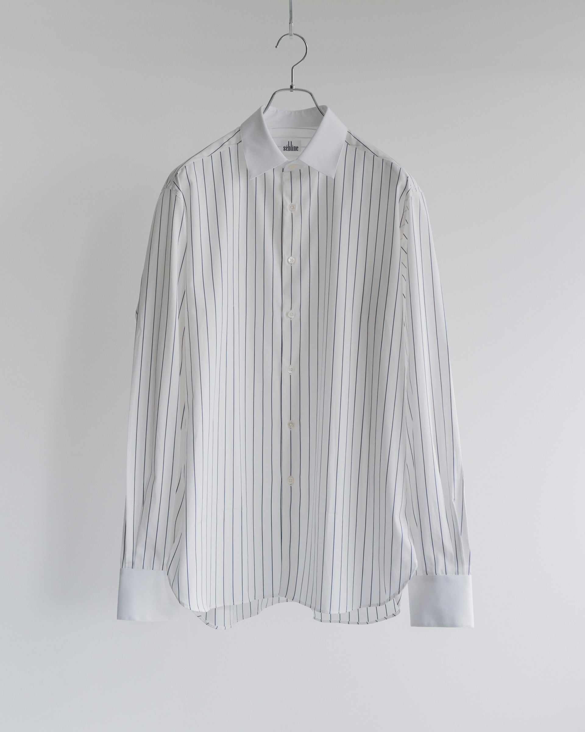 【美品】イングランド製 TENDER.Co ボックスフィット ワークシャツ 3 ノンアイロン スーピマコットンストレッチ ピンポイント