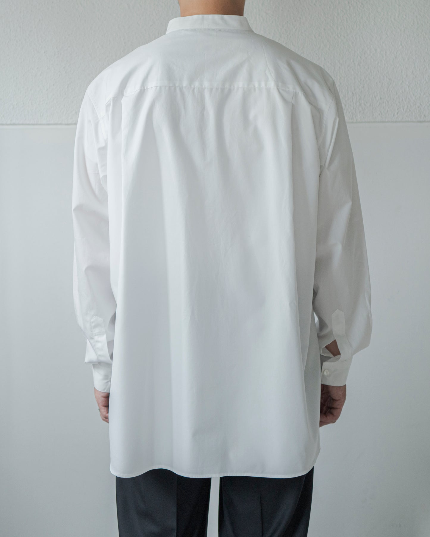 HAND STITCH KURTA SHIRT / SHUTTLE LOOM GIZA COTTON
