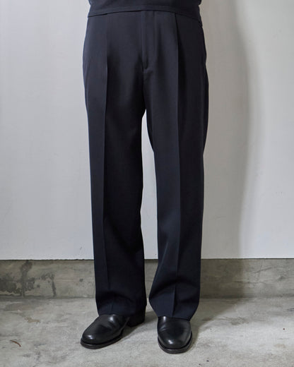 WOOL TRICHOTINE TROUSERS