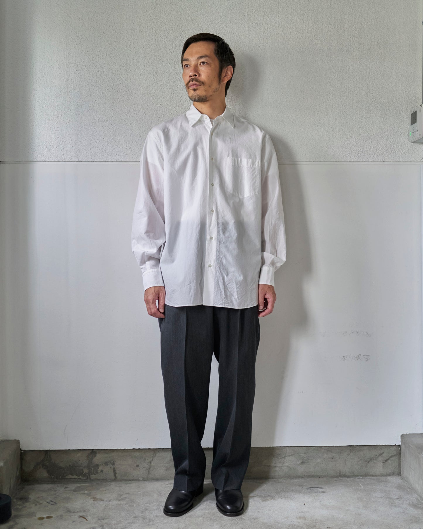 COTTON MILLED LAWN OVERDYE SHIRT