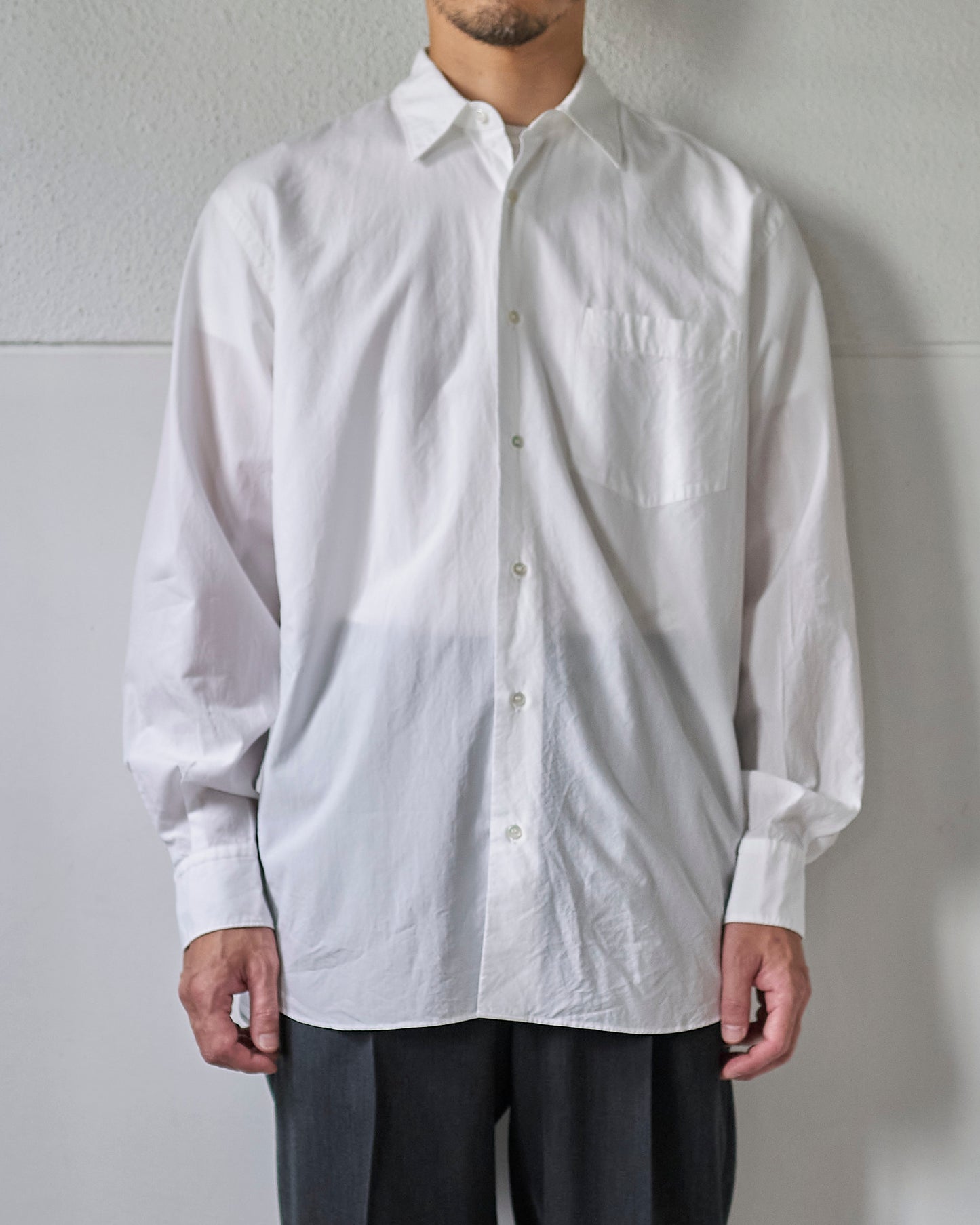 COTTON MILLED LAWN OVERDYE SHIRT