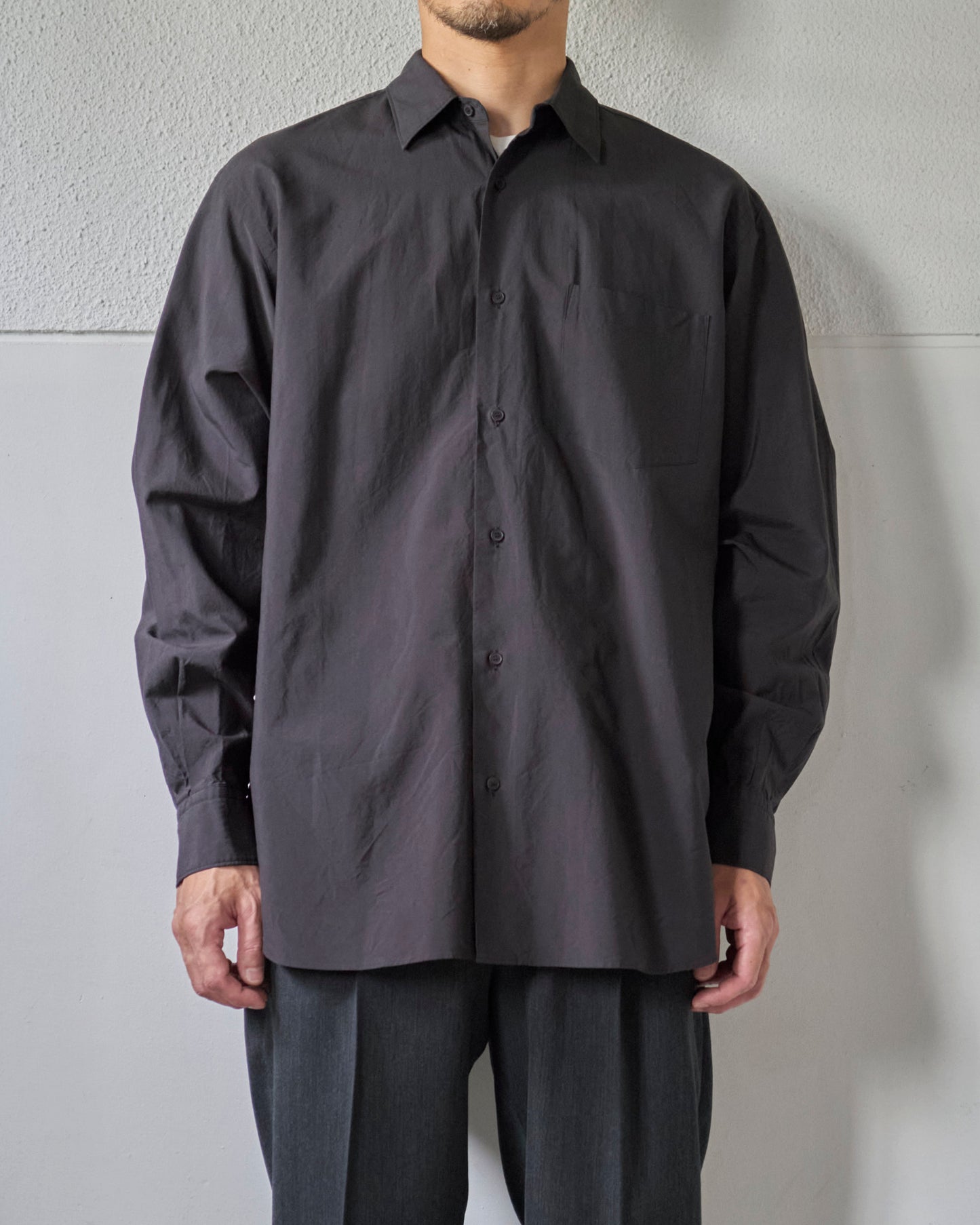 COTTON MILLED LAWN OVERDYE SHIRT