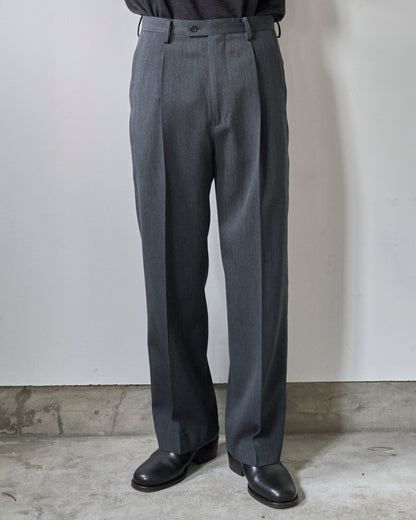WOOL TRICHOTINE TROUSERS