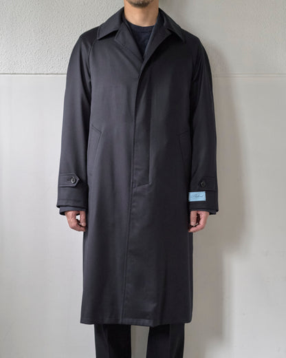 WOOL STRETCH BALMACAN COAT