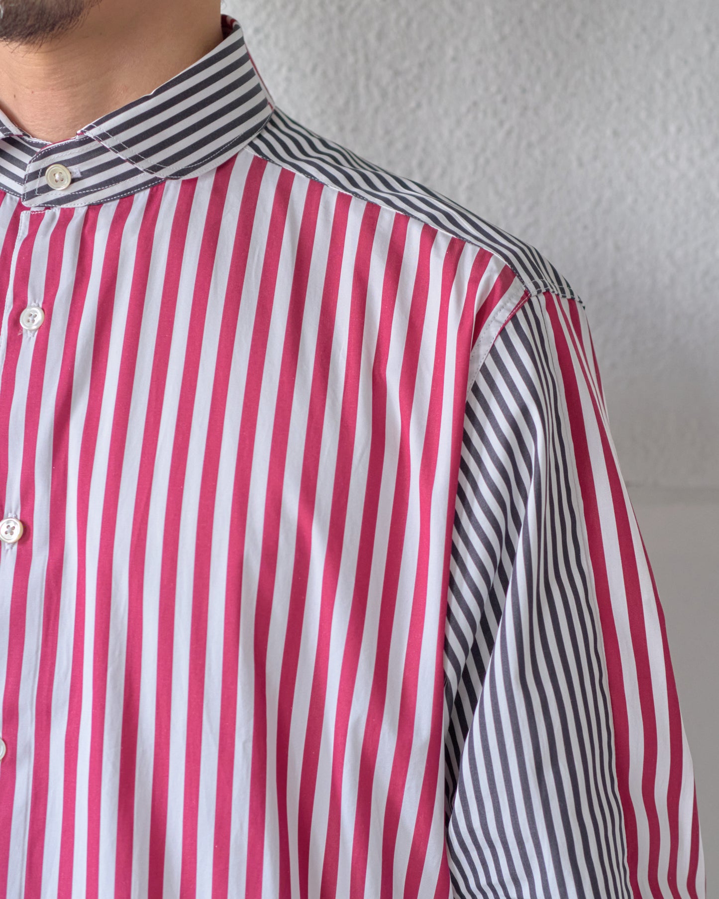 PATCHWORK CHEMISE DE GARÇON SHIRT