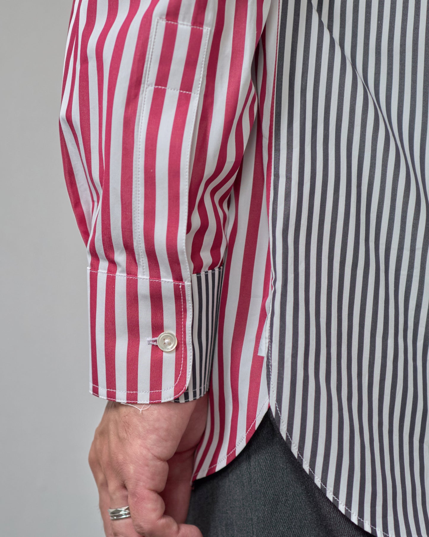 PATCHWORK CHEMISE DE GARÇON SHIRT