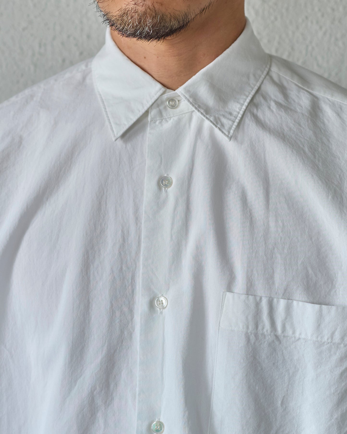 COTTON MILLED LAWN OVERDYE SHIRT