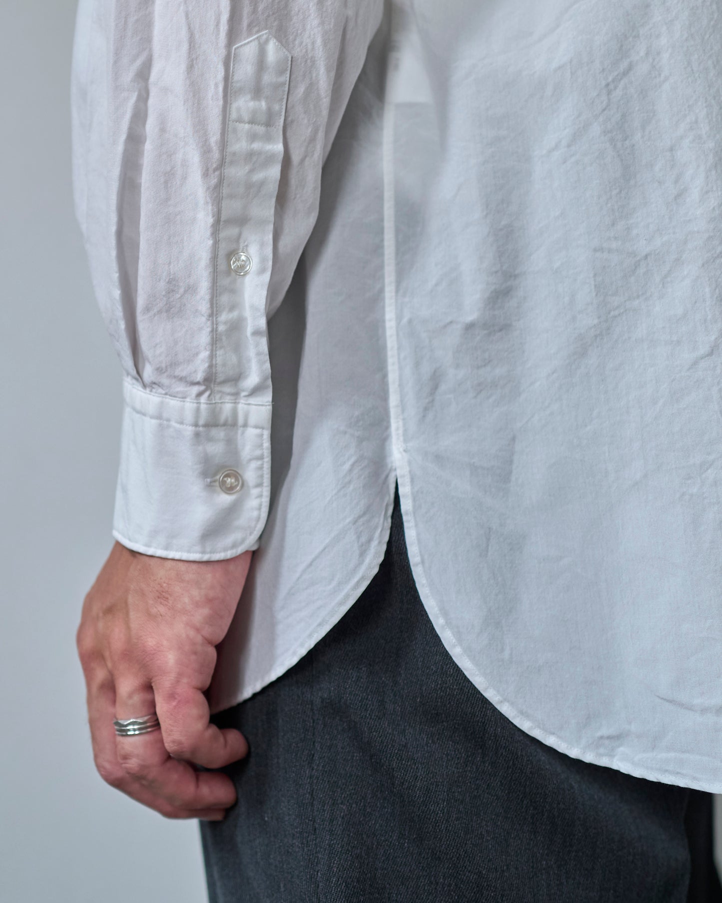COTTON MILLED LAWN OVERDYE SHIRT