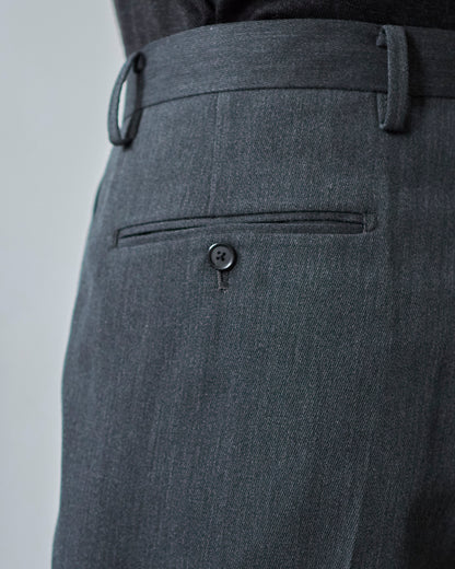 WOOL TRICHOTINE TROUSERS