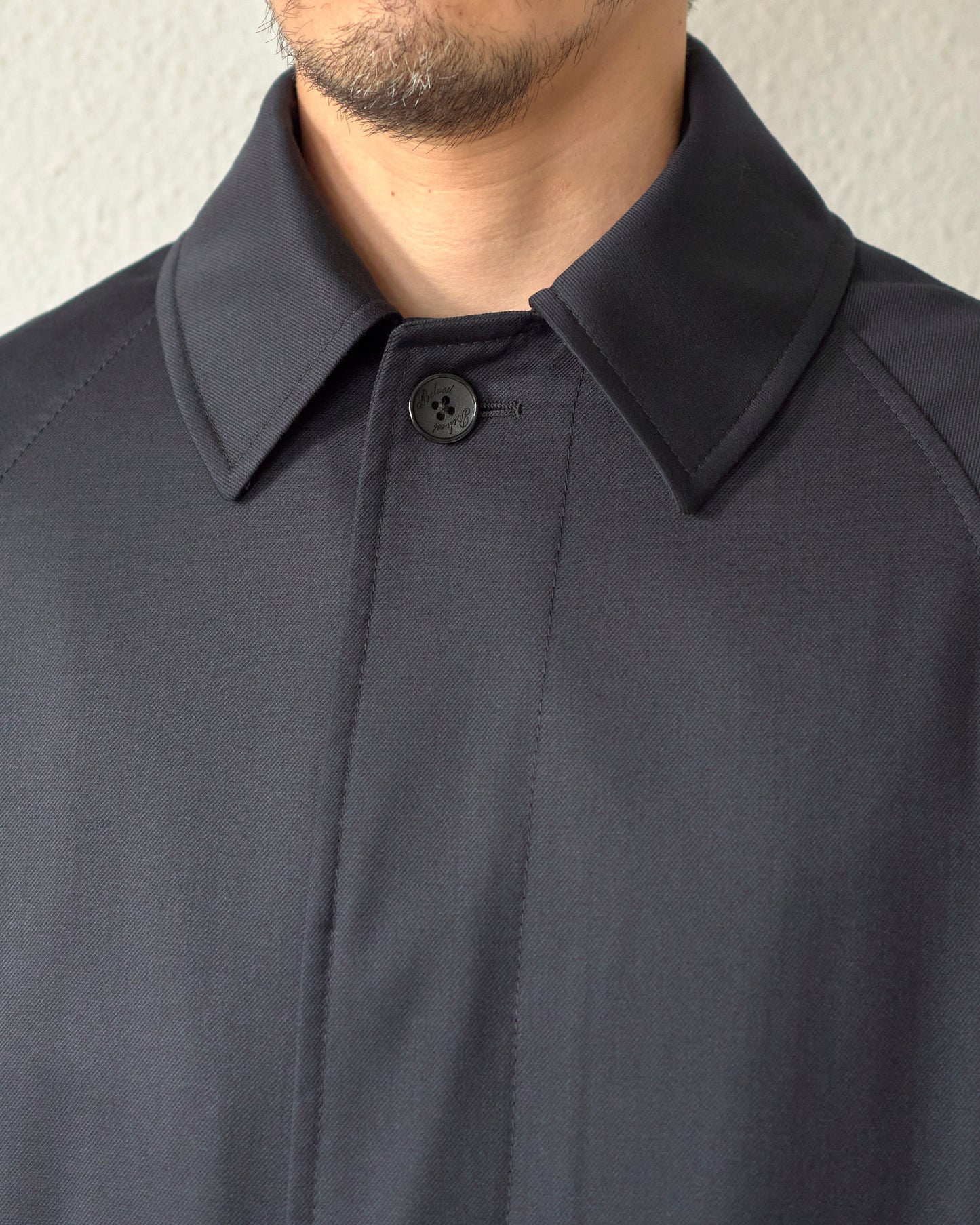 WOOL STRETCH BALMACAN COAT