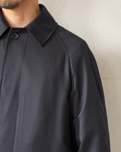 WOOL STRETCH BALMACAN COAT