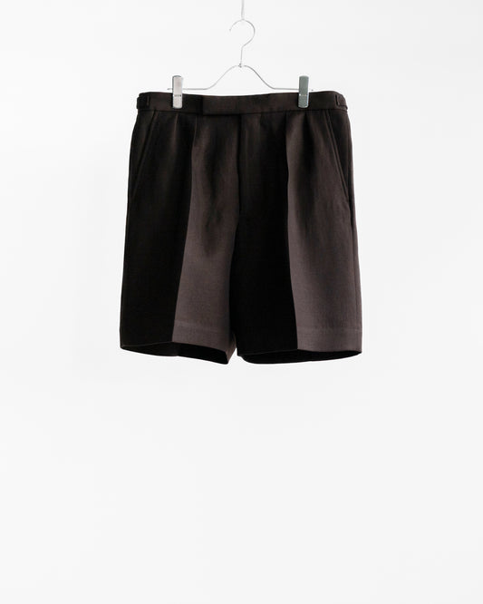 BILL WOOL LINEN SHORT PANTS