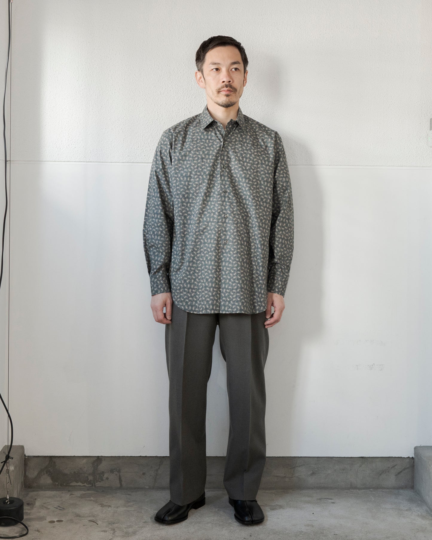ALAN PAISLEY PRINT COTTON SHIRT