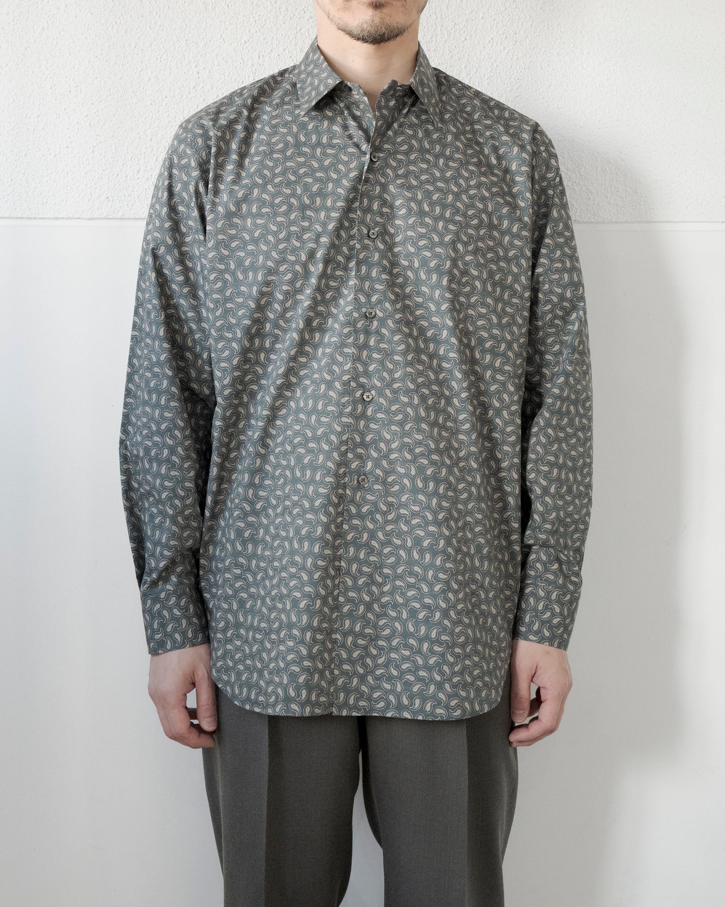ALAN PAISLEY PRINT COTTON SHIRT