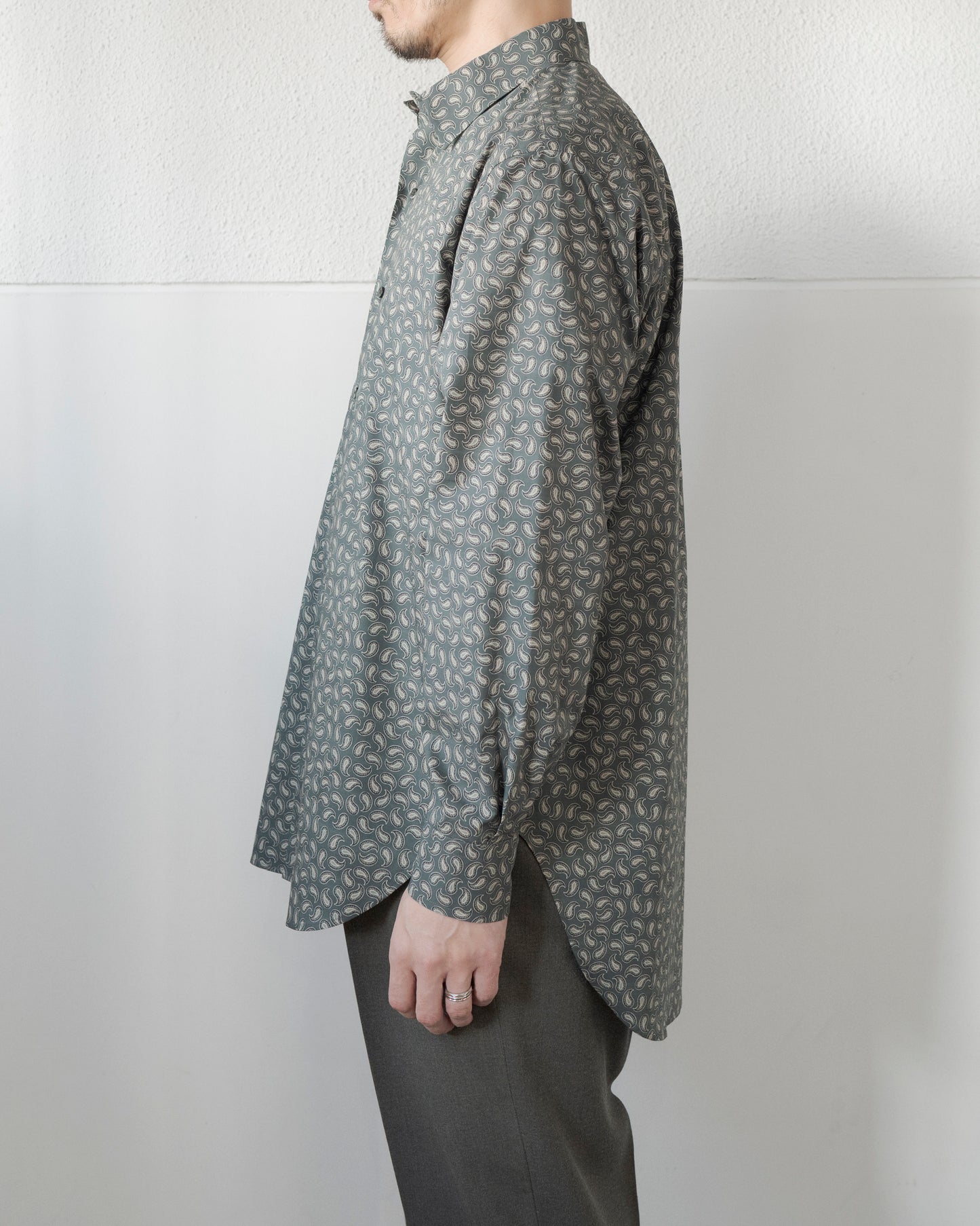 ALAN PAISLEY PRINT COTTON SHIRT