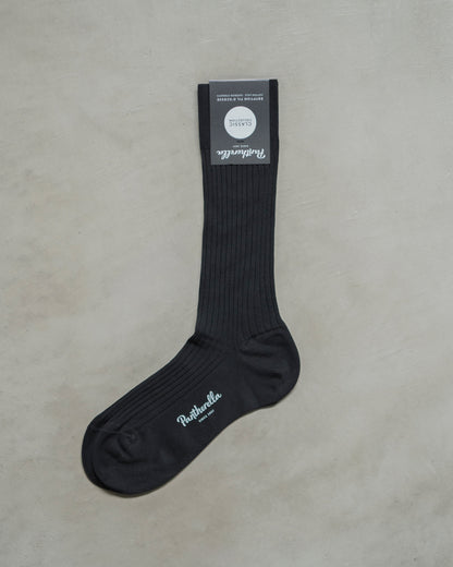 COTTON RIBBED SOCKS