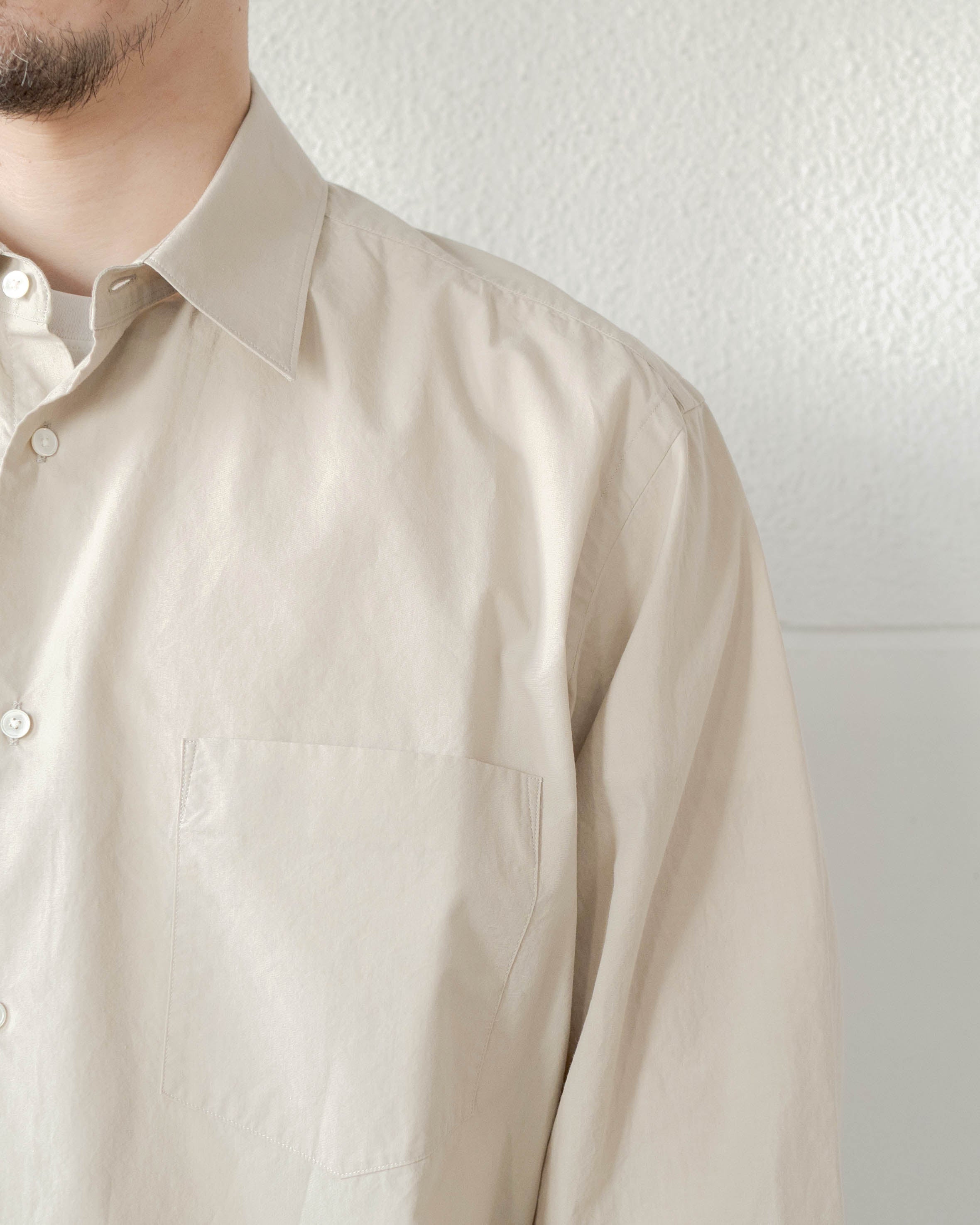 COTTON SILK TYPEWRITER SHIRT – STORE N