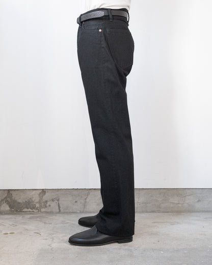 DENIM FLARE TROUSERS